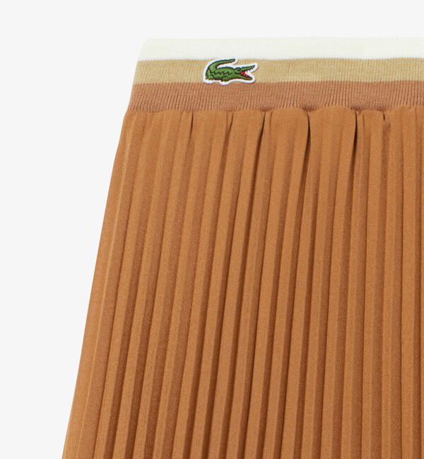 LACOSTE「ウエストボーダープリーツスカート / ロングスカート」|スカート|
