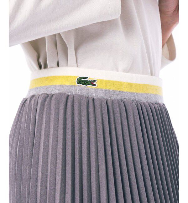LACOSTE「ウエストボーダープリーツスカート / ロングスカート」|スカート|