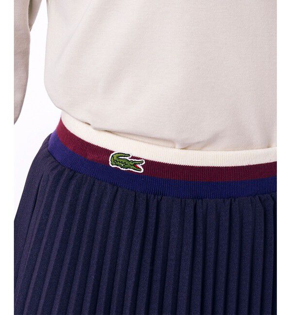 LACOSTE「ウエストボーダープリーツスカート / ロングスカート」|スカート|