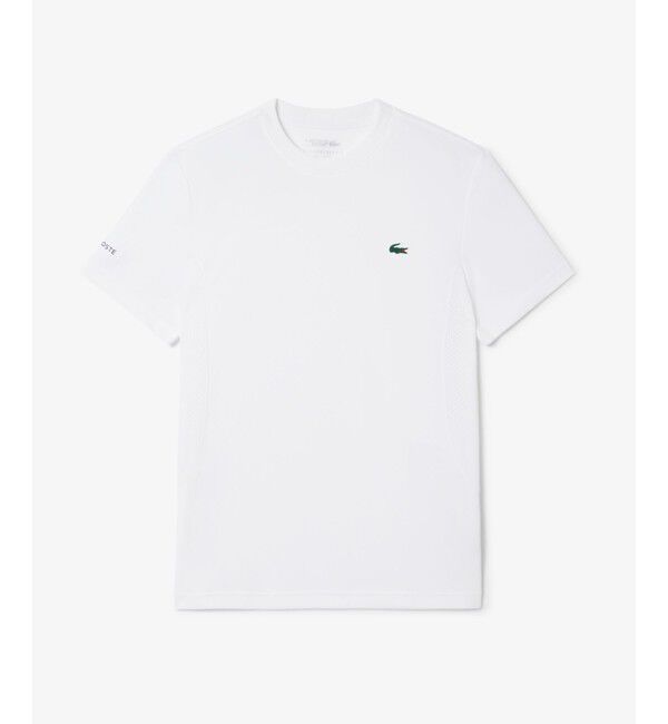 LACOSTE「『ノバク・ジョコビッチ』サイドメッシュウルトラドライTシャツ」|Tシャツ・カットソー|