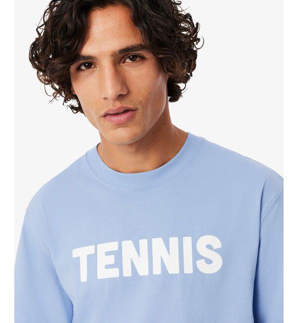 LACOSTE「テニスプリントTシャツ」|Tシャツ・カットソー|