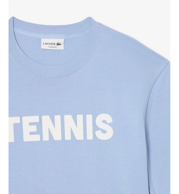 LACOSTE「テニスプリントTシャツ」|Tシャツ・カットソー|