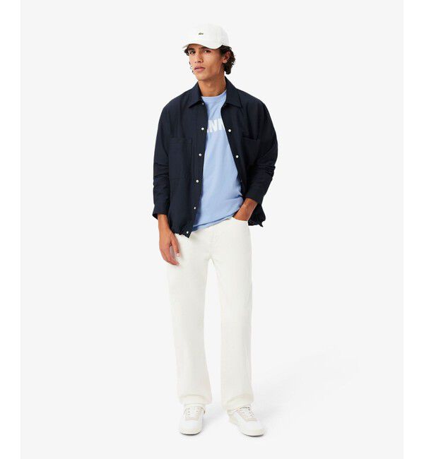 LACOSTE「テニスプリントTシャツ」|Tシャツ・カットソー|