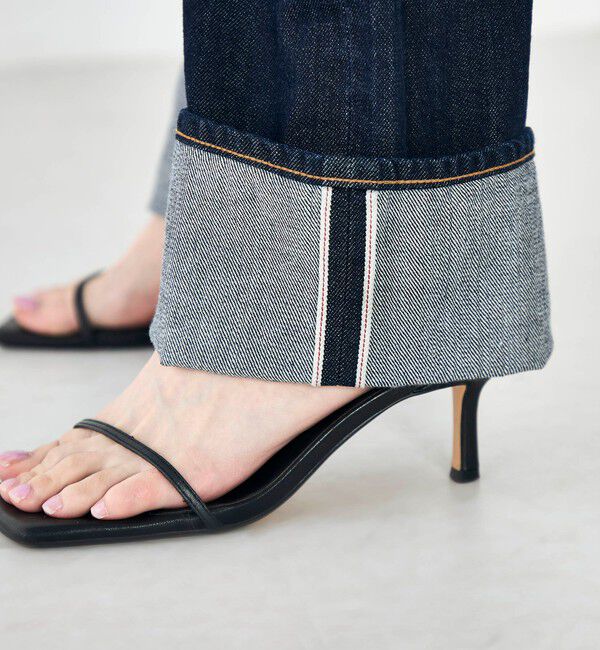 Rie Miller「【RM denim】45th limited editionﾛｰﾙｱｯﾌﾟｽﾄﾚｰﾄﾃﾞﾆﾑ(ｾﾙﾋﾞｯﾁ)」|デニム|