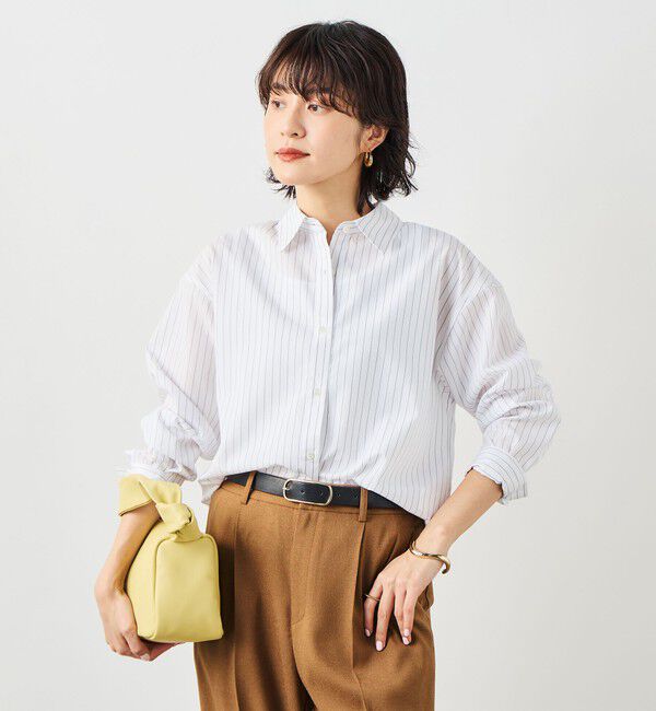 NOLLEY’S/ウォッシャブルベーシックシャツ