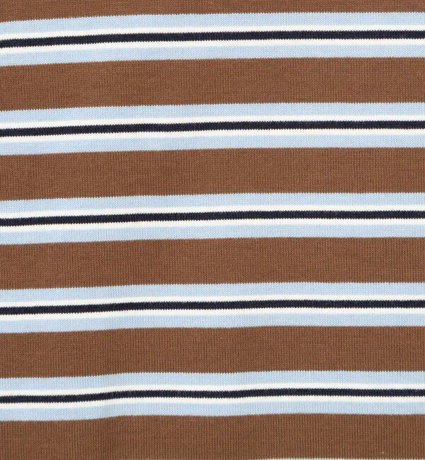 NOLLEY'S sophi「【別注カラー】【Le minor/ルミノア】ボーダーロンＴ」|Tシャツ・カットソー|ブラウンベージュ系3