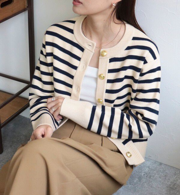 fredy emue「ミラノリブポケット付きカーディガン」|カーディガン|ホワイト系その他