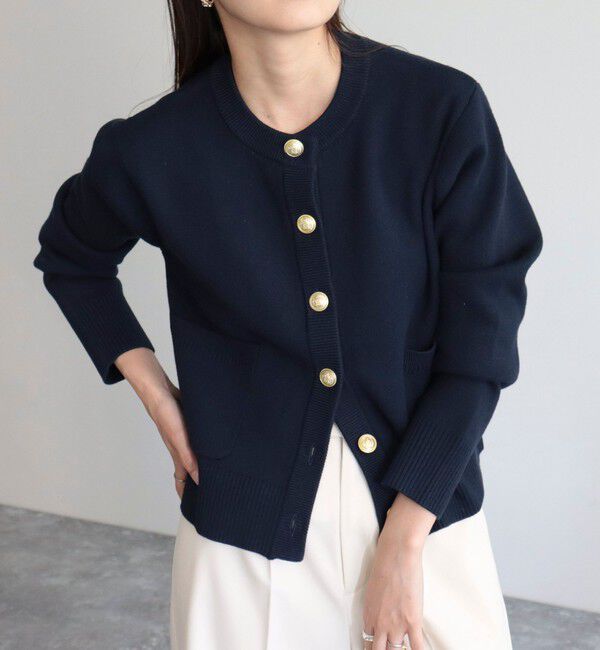 fredy emue「ミラノリブポケット付きカーディガン」|カーディガン|
