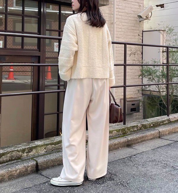 fredy emue「ブークレニットVネックプルオーバー」|ニット・セーター|