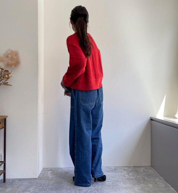 fredy emue「ブークレニットVネックプルオーバー」|ニット・セーター|