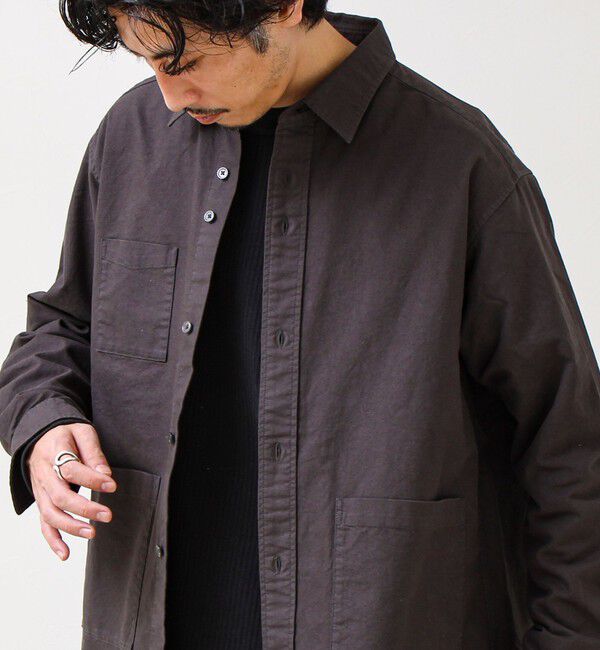 GLOSTER「【ユーティリティシャツ】ダックポケットシャツ」|シャツ・ブラウス|