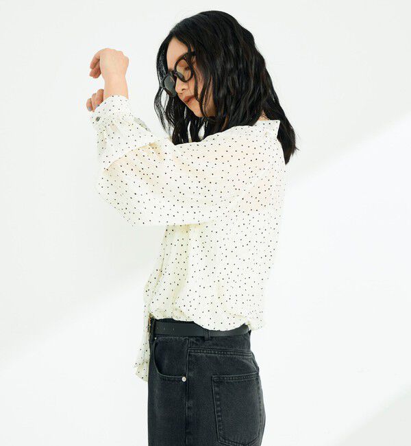 fredy emue「ハートドットボウタイブラウス」|シャツ・ブラウス|