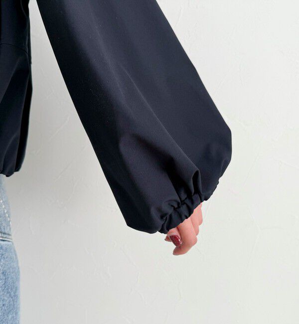 fredy emue「2WAYノーカラー撥水サーブルクロスブルゾン」|ブルゾン・スタジャン|