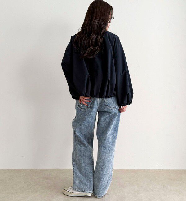 fredy emue「2WAYノーカラー撥水サーブルクロスブルゾン」|ブルゾン・スタジャン|