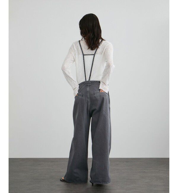 SALON adam et rope'「オーバーダイデニムサロペット」|オールインワン|