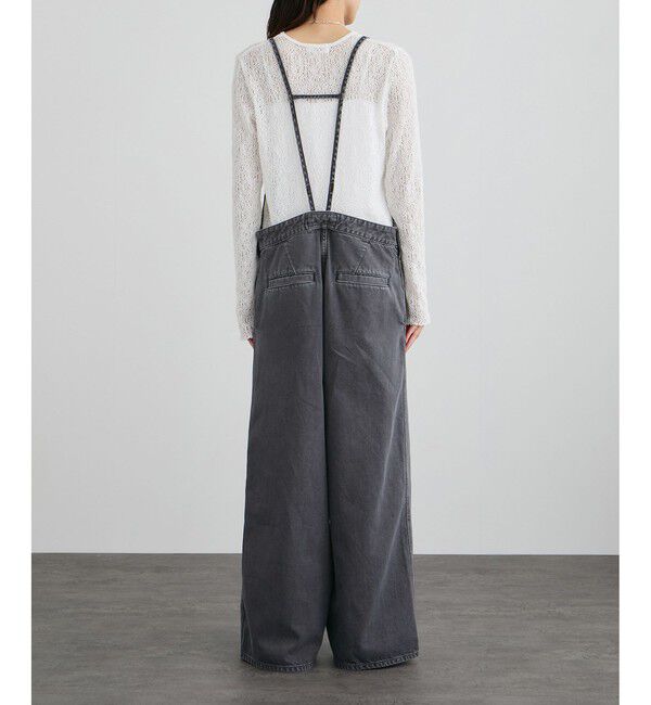 SALON adam et rope'「オーバーダイデニムサロペット」|オールインワン|