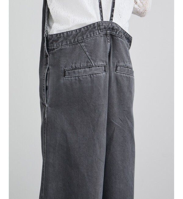 SALON adam et rope'「オーバーダイデニムサロペット」|オールインワン|