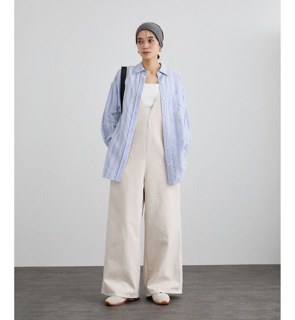 SALON adam et rope'「オーバーダイデニムサロペット」|オールインワン|