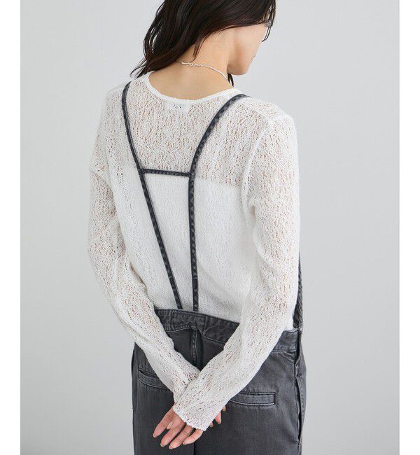 SALON adam et rope'「オーバーダイデニムサロペット」|オールインワン|