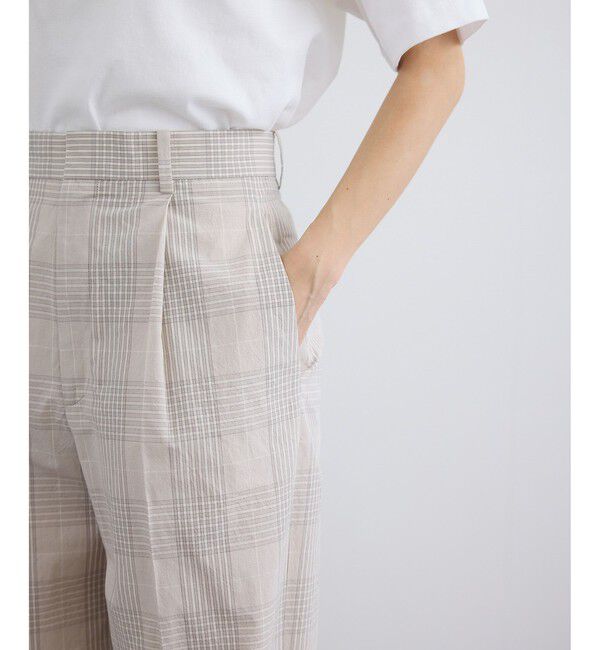 SALON adam et rope'「エンザイムコットンスラックス / FABRICA」|スラックス|