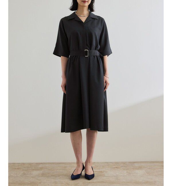 ROPE「【洗える】サファリシャツワンピース」|ワンピース|