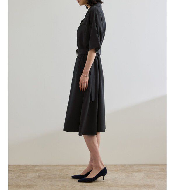 ROPE「【洗える】サファリシャツワンピース」|ワンピース|