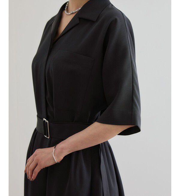 ROPE「【洗える】サファリシャツワンピース」|ワンピース|