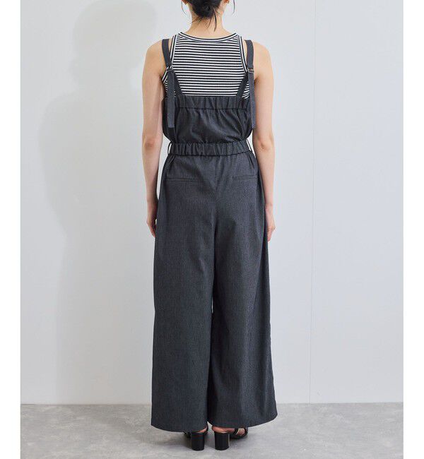 VIS「ベルト付きベアサロペット」|オールインワン|