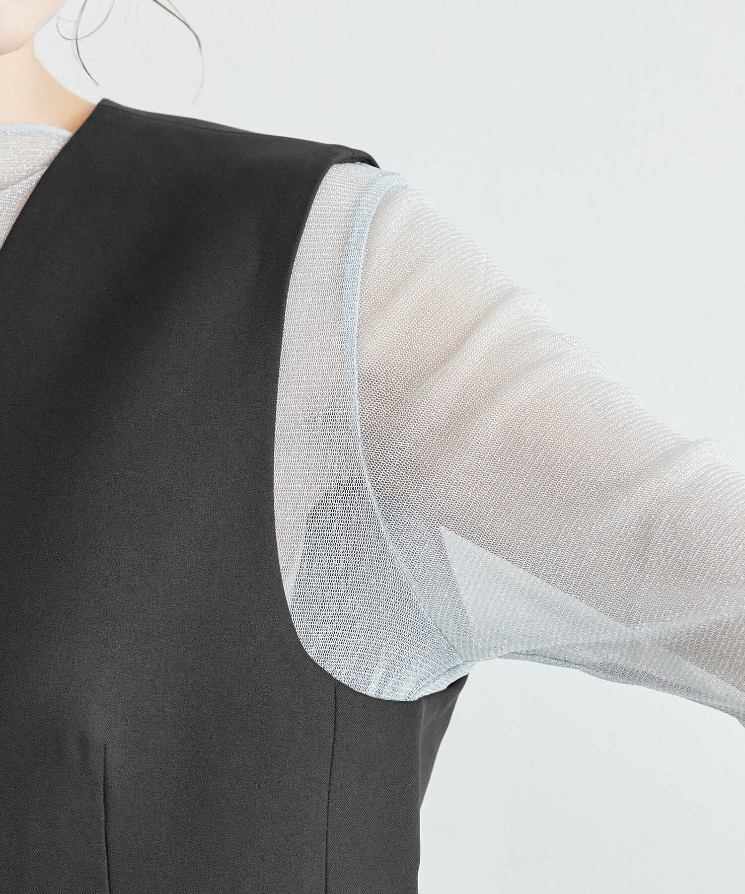 Rope&rsquo;Picnic「ブライトシリーズ/ノーカラーベスト/セットアップ対応」|ベスト・ジレ|