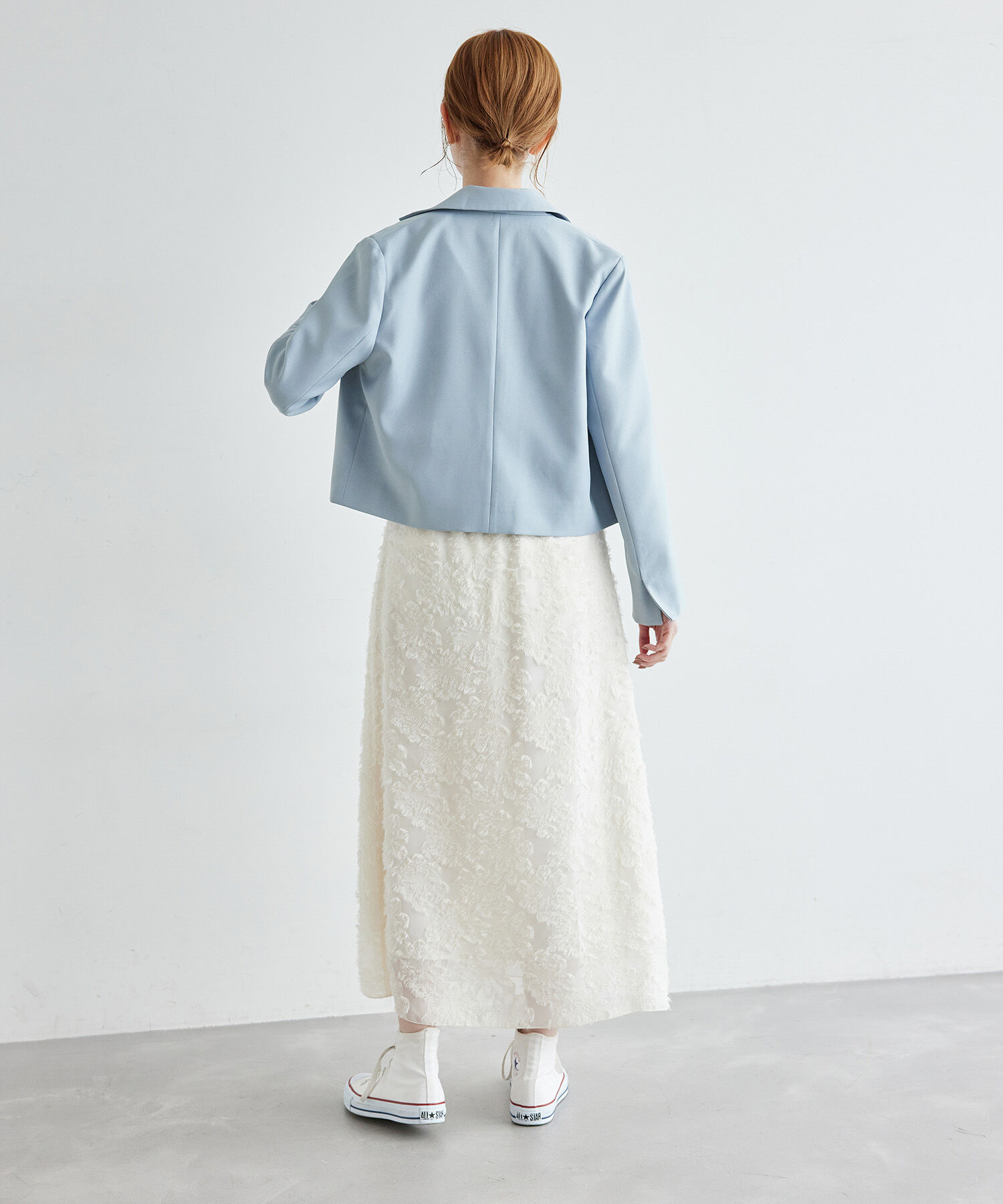 Rope&rsquo;Picnic「ブライトシリーズ/クロップドジャケット/セットアップ対応」|テーラードジャケット|