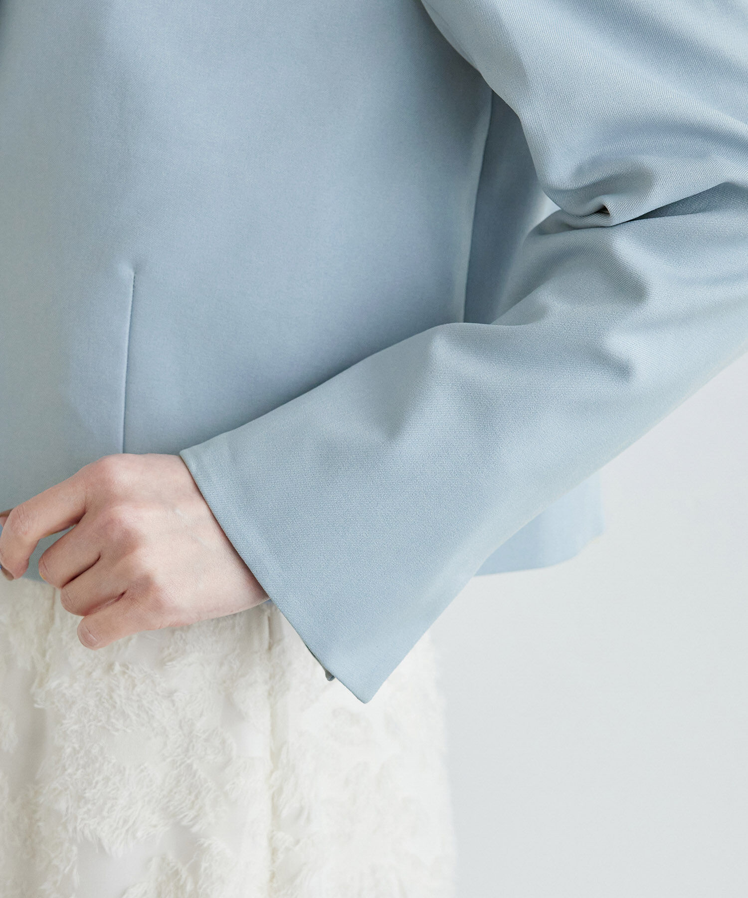 Rope&rsquo;Picnic「ブライトシリーズ/クロップドジャケット/セットアップ対応」|テーラードジャケット|