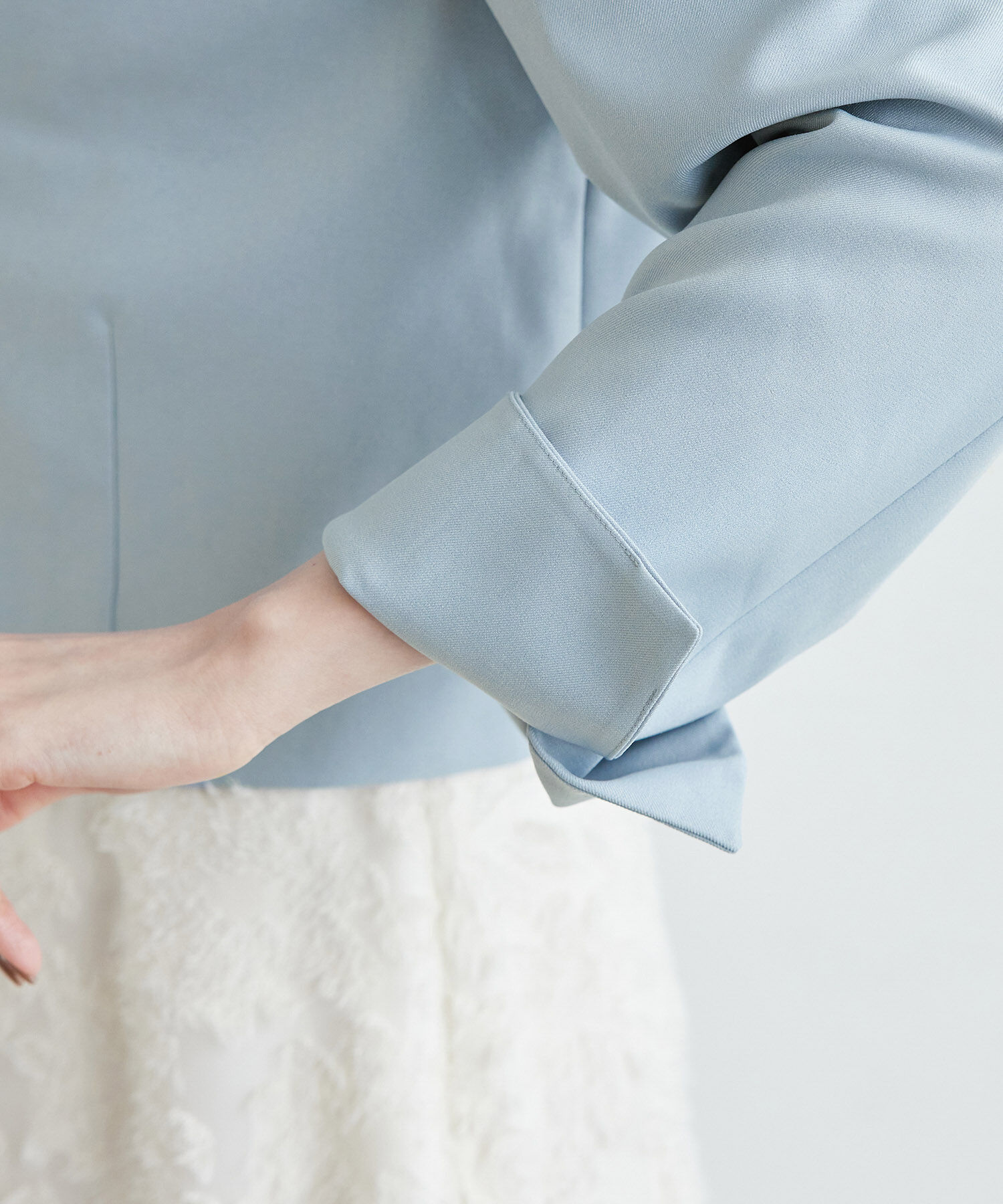 Rope&rsquo;Picnic「ブライトシリーズ/クロップドジャケット/セットアップ対応」|テーラードジャケット|