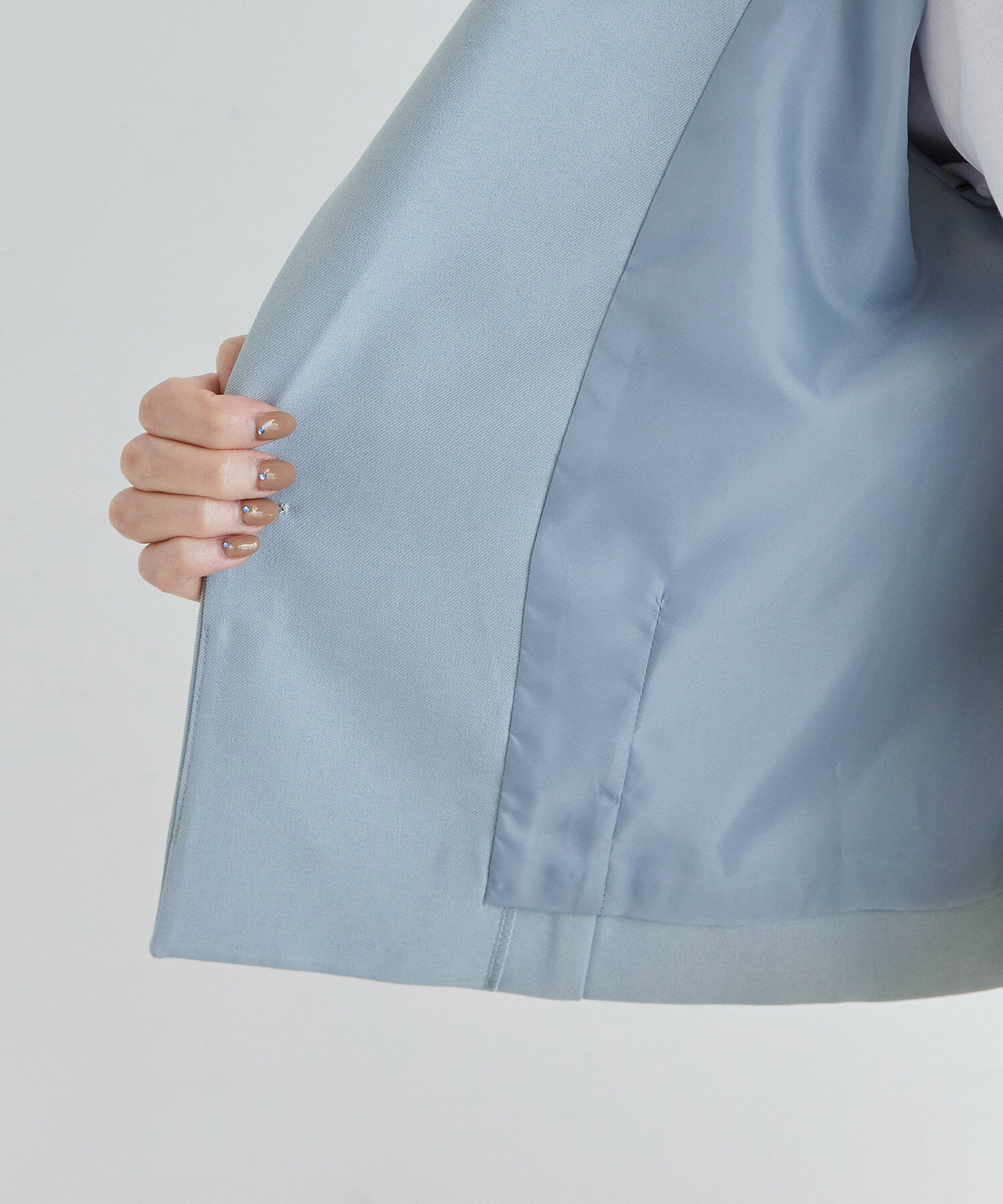 Rope&rsquo;Picnic「ブライトシリーズ/クロップドジャケット/セットアップ対応」|テーラードジャケット|