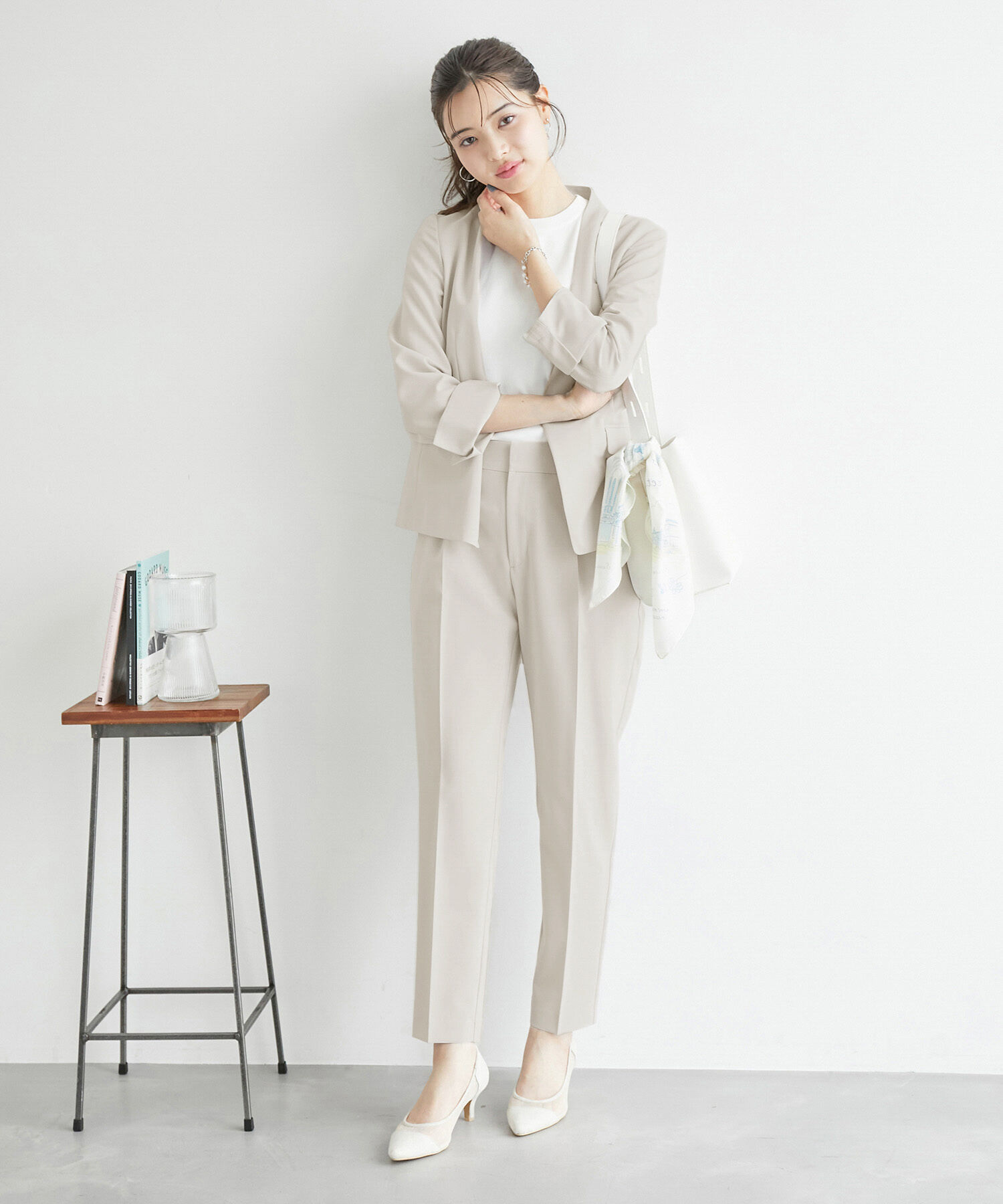 Rope&rsquo;Picnic「リネンライクテーパードパンツ/セットアップ対応・UVケア」|その他|