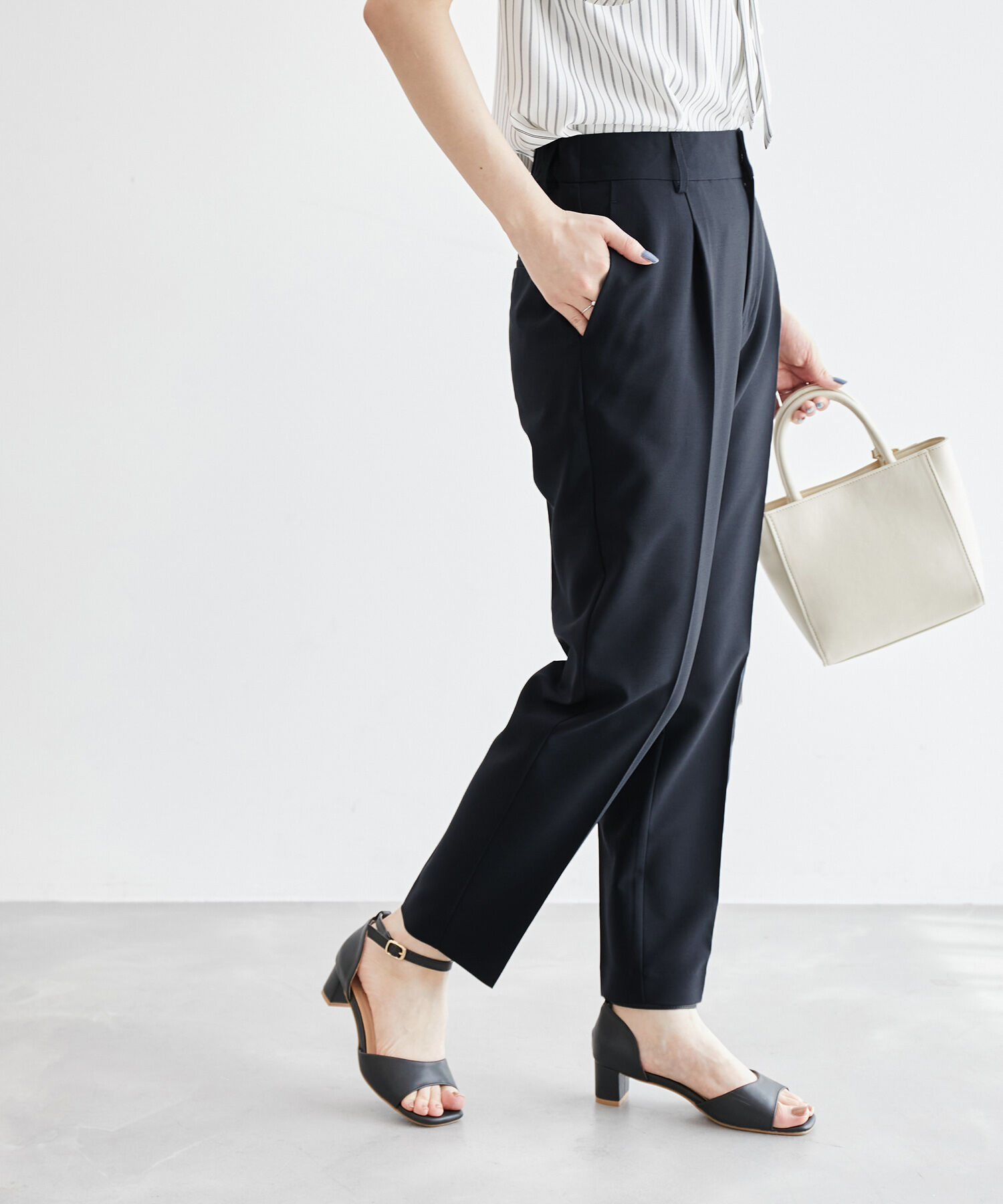 Rope&rsquo;Picnic「リネンライクテーパードパンツ/セットアップ対応・UVケア」|その他|