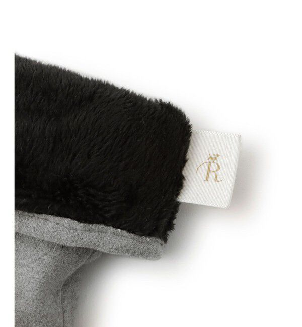 ROPE PICNIC PASSAGE「ラメコールリボン裏ボアグローブ」|手袋|