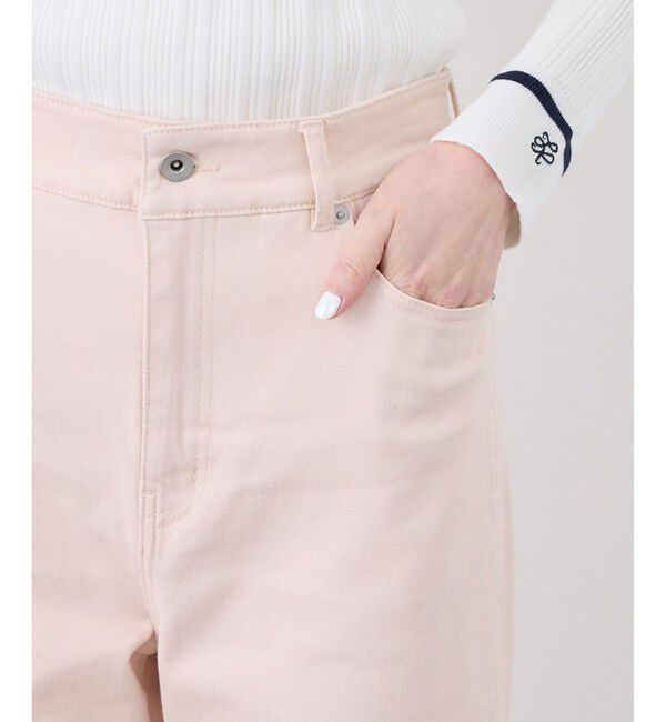 Rope&rsquo;Picnic「【ウエスト革命デニム】Pinkウエストシェイプワイドデニム」|デニム|