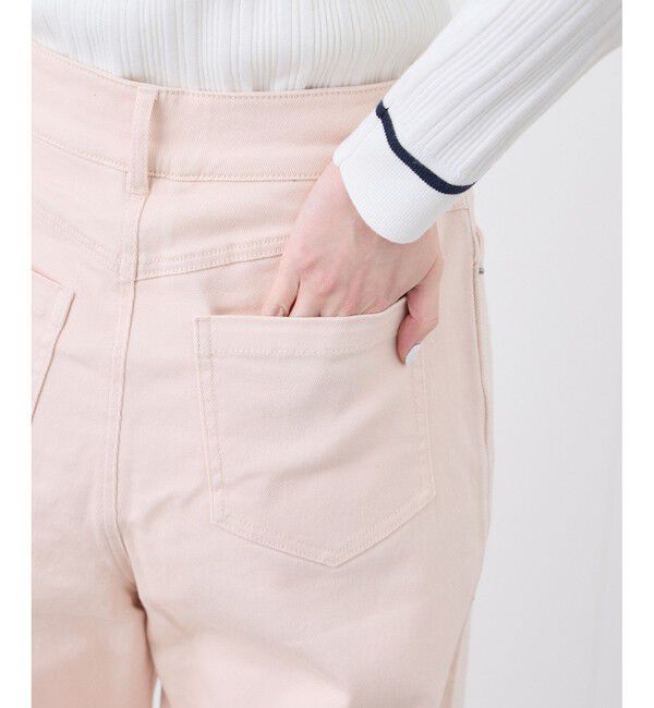 Rope&rsquo;Picnic「【ウエスト革命デニム】Pinkウエストシェイプワイドデニム」|デニム|