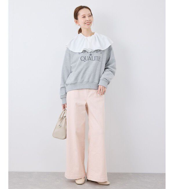 Rope&rsquo;Picnic「【ウエスト革命デニム】Pinkウエストシェイプワイドデニム」|デニム|