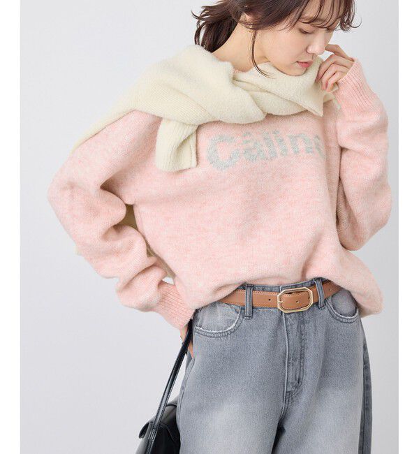 Rope&rsquo;Picnic「ロゴジャガードニットプルオーバー」|ニット・セーター|