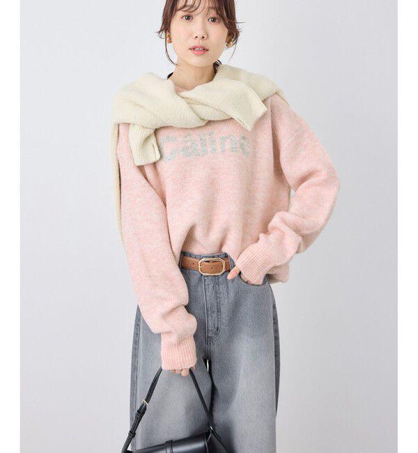 Rope&rsquo;Picnic「ロゴジャガードニットプルオーバー」|ニット・セーター|