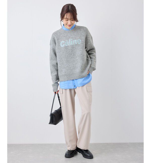 Rope&rsquo;Picnic「ロゴジャガードニットプルオーバー」|ニット・セーター|