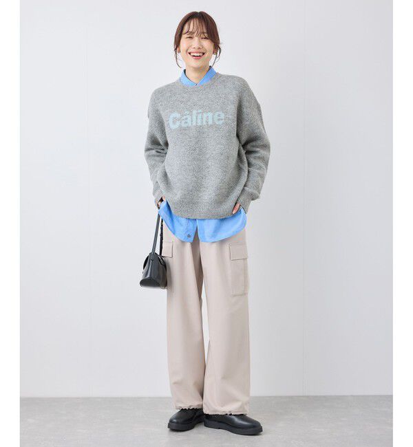 Rope&rsquo;Picnic「ロゴジャガードニットプルオーバー」|ニット・セーター|