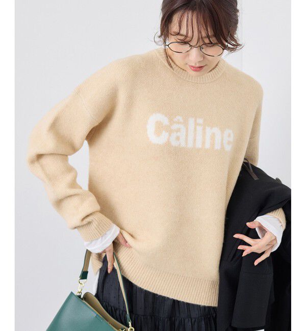 Rope&rsquo;Picnic「ロゴジャガードニットプルオーバー」|ニット・セーター|