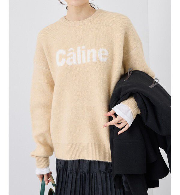 Rope&rsquo;Picnic「ロゴジャガードニットプルオーバー」|ニット・セーター|