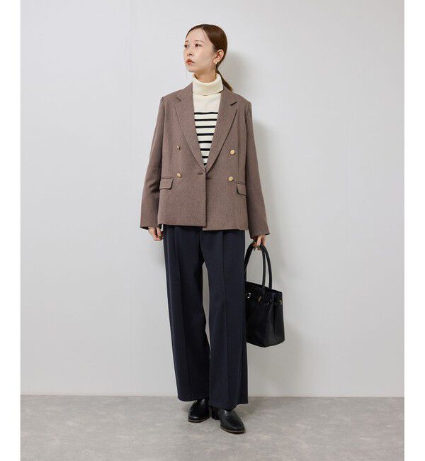 Rope&rsquo;Picnic「ジャージーワイドパンツ」|チノ|