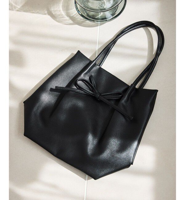 ROPE PICNIC PASSAGE「洗えるバッグ リボンディティールトートバッグ/イージーケア」|トートバッグ|