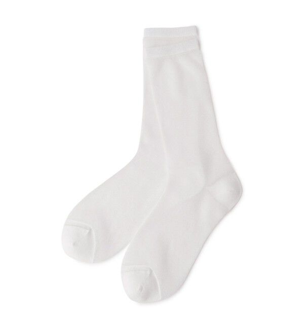ROPE PICNIC PASSAGE「シアーラメソックス」|ソックス|ホワイト系(11)