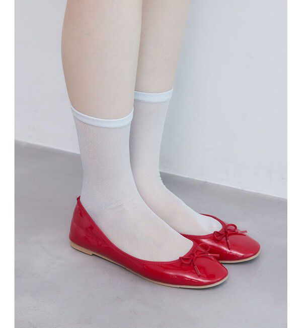 ROPE PICNIC PASSAGE「シアーラメソックス」|ソックス|シルバー(93)