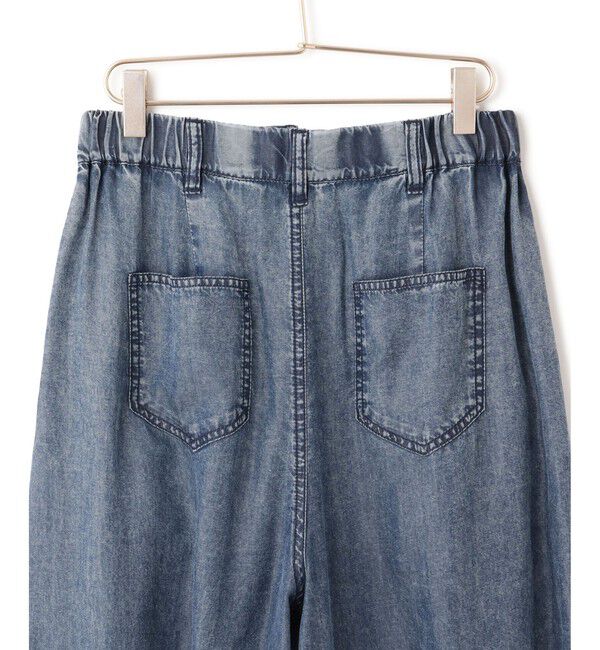 Rope&rsquo;Picnic「【emur/エミュール】パウダーシルクデニムワイドパンツ/セットアップ」|チノ|